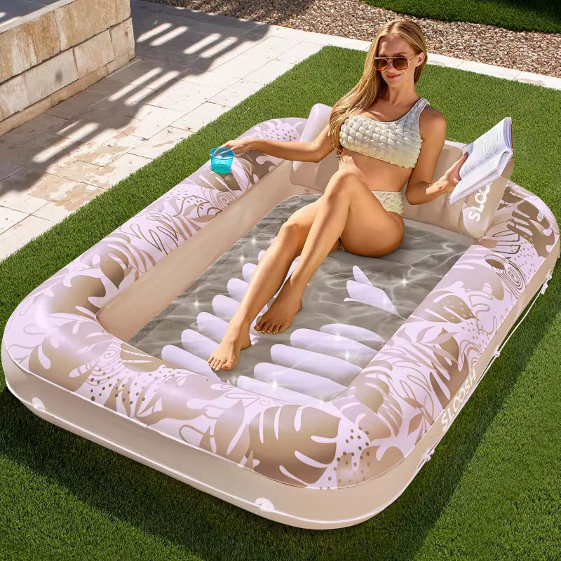 Inflatable Tanning Pool Float - Your Ultimate Summer Relaxation!