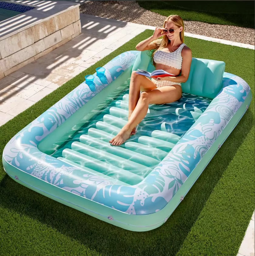 Inflatable Tanning Pool Float - Your Ultimate Summer Relaxation!